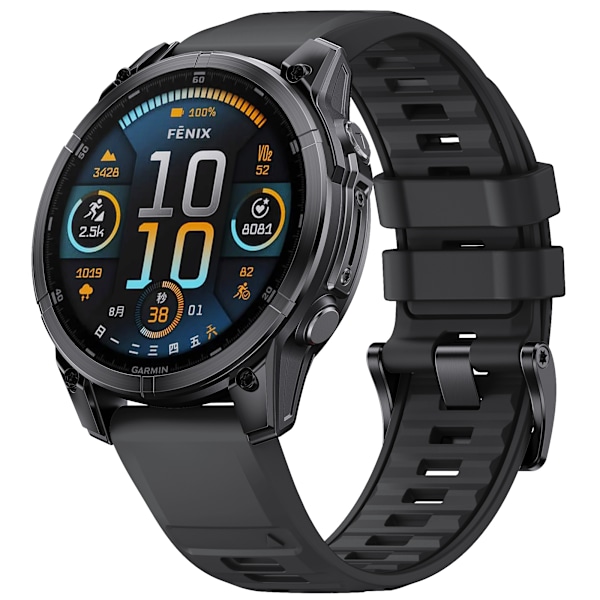 Garmin Fenix 8 Quick Release Strap Svart 51 MM