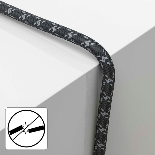 HAMA Antennkabel 120dB Svart/Grå 10.0m