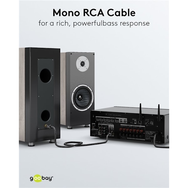 Mono RCA-kaapeli, 3 m