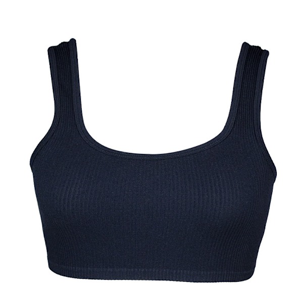 Dameløb uden sømme Tennis Tank Top Sort