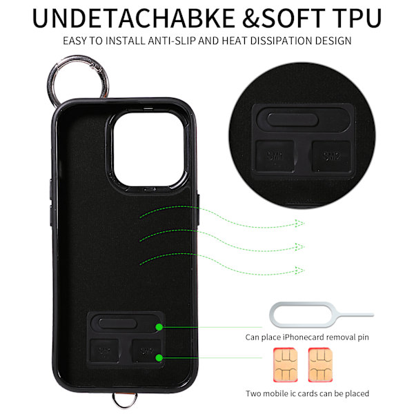 Telefonetui med snor til Samsung Samsung Galaxy S24
