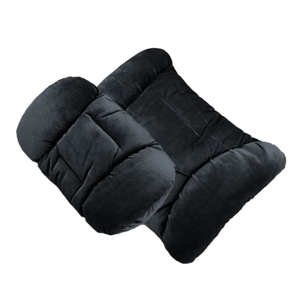 Bil Ländryggsstöd Kudde Kuddset Black Black