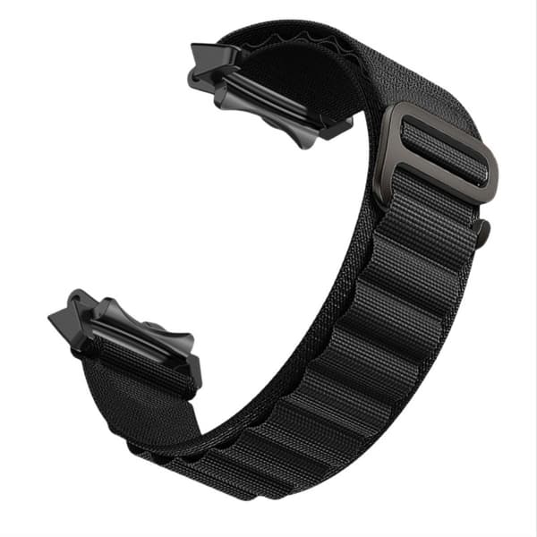 Kompatibel med nylonögla för Amazfit T-Rex 2 Black Black