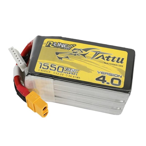 Batteri Tattu R-Line 4.0 1550mAh 22.2V 130C 6S1P XT60