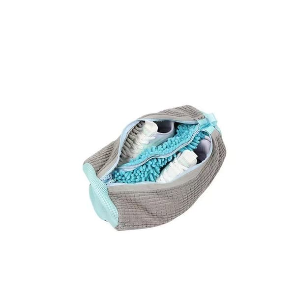 Dobbelt Vaskemaskine Sko Vaskepose - Beskyt Dine Sko! Grey Grey