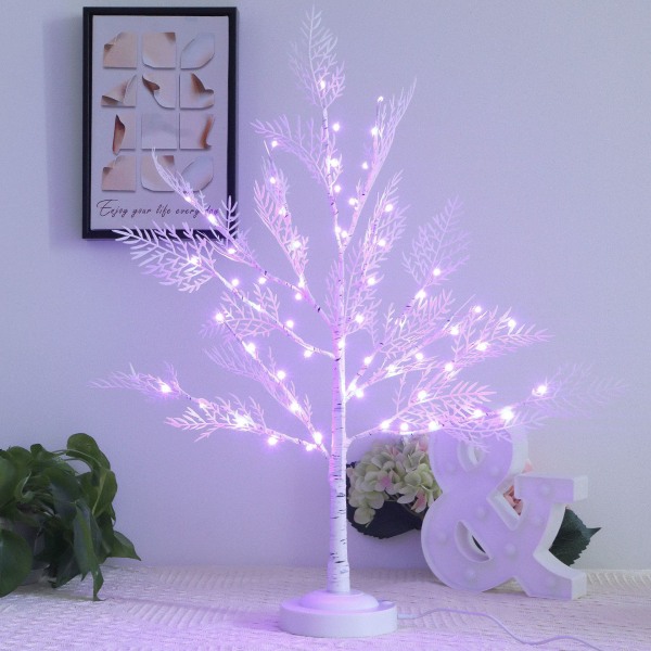Coral Tree Lamp Fairy Light Tree för heminredning