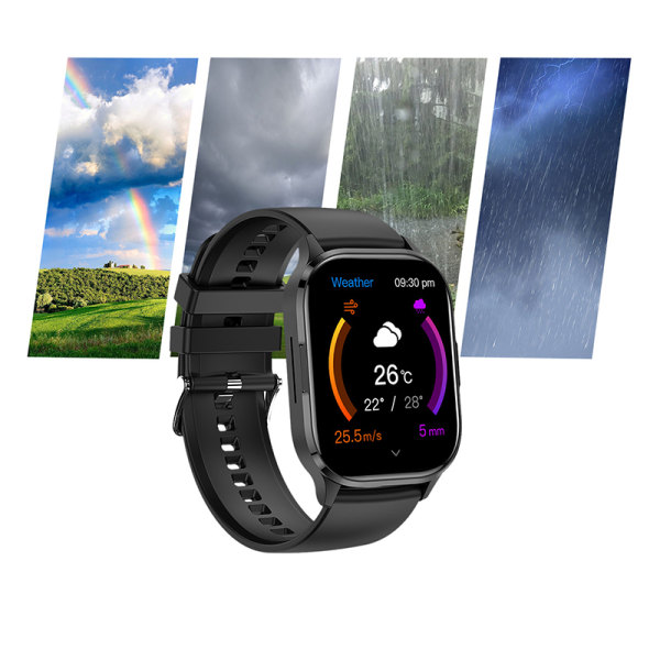 Smartwatch Vandtæt Bluetooth Smartwatch Sort