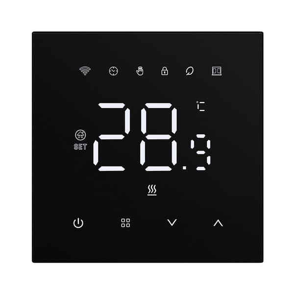 Smart WiFi Termostat til Kedel - Sort, WT410-BH-3A