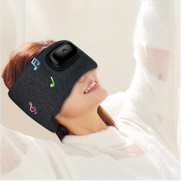 Bluetooth Sleep Maske med Varme, Musik og Stemmeudsendelse - Forbedr Din Søvnkvalitet