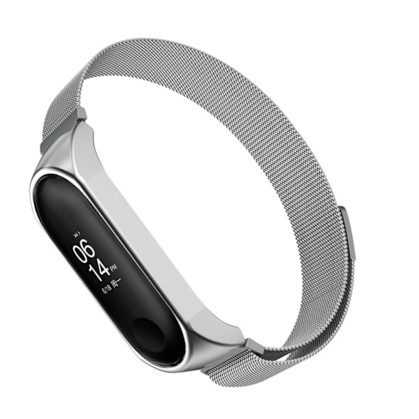 Metallihihna Xiaomi Mi Bandille 3/4/5/6 Hopea