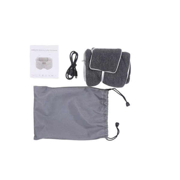 Sovmask med Inbyggd Bluetooth Black Black