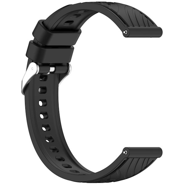Huawei GT5 / GT5 Pro Textured Silikon Klockarmband Svart