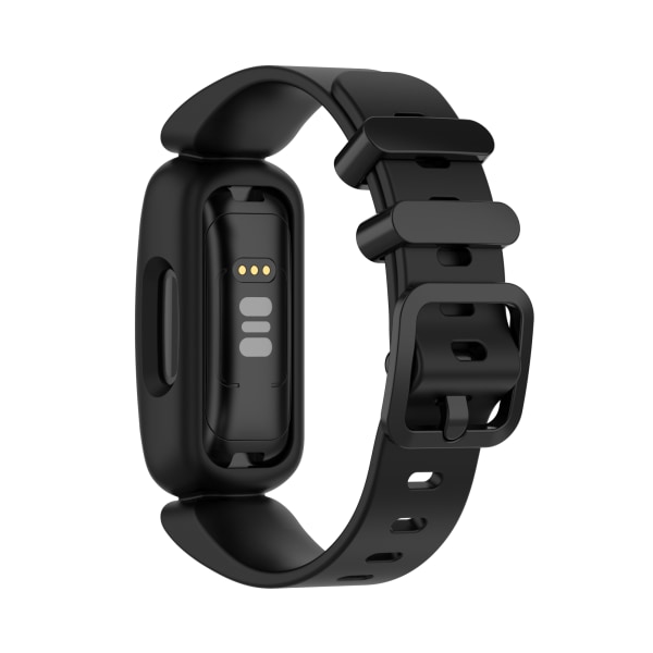 Silikoniranneke Fitbit Inspire 2:lle, Fitbit Ace 3:lle Musta