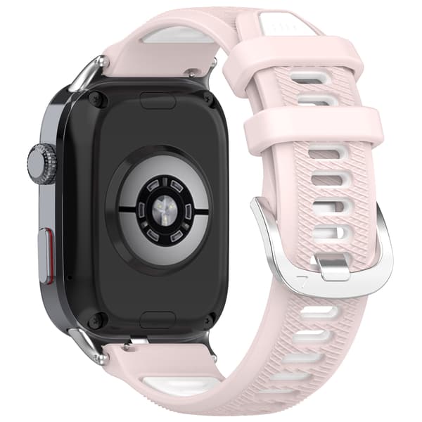 Silikone urrem til Huawei Watch D2 Pink + White Pink + White