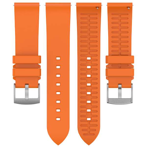 22 mm universaali fluorikumikelloranneke Oranssi