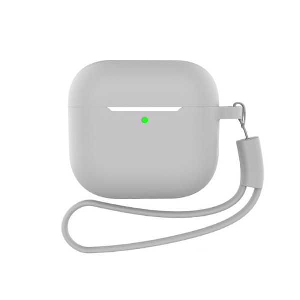 AirPods-etui med nøglering og tilbehør AirPods 4 Grå