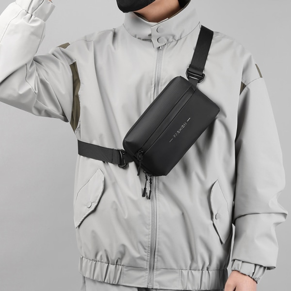 Mångsidig Midjeväska i Nylon Svart