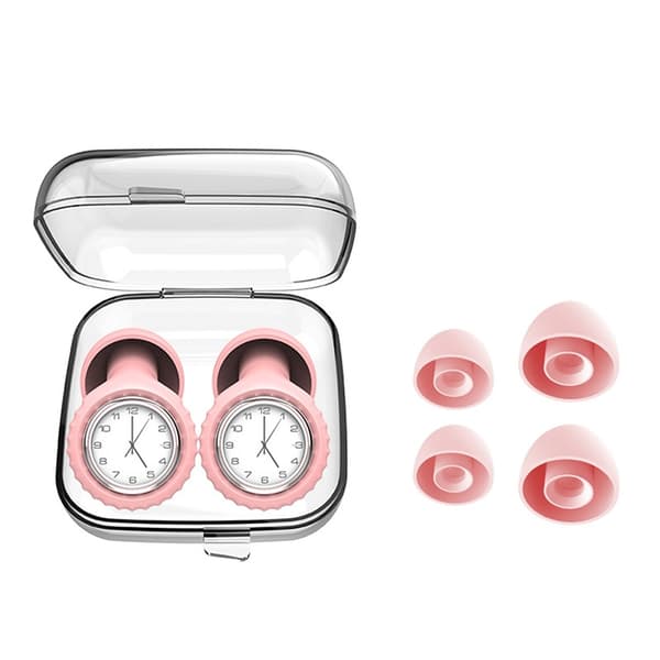 Støjreducerende ørepropper - Urdesign for rolig søvn og komfort Pink Pink