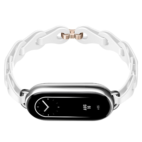 Silikonarmband för Xiaomi Band 8/9 Vit