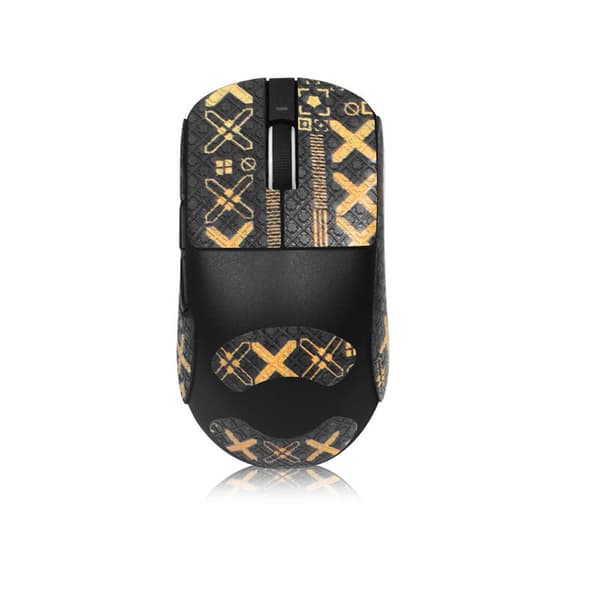Anti-Slip Muse Grip Tape - Sort Guld Print, Fuld Dækning
