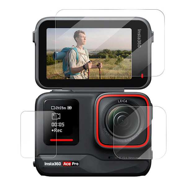 Karkaistu lasikalvo TELESIN Insta360 Ace Prolle
