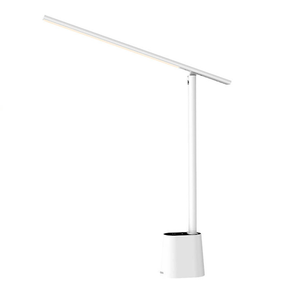 Fällbar skrivbordslampa Baseus Smart Eye uppladdningsbar (vit)