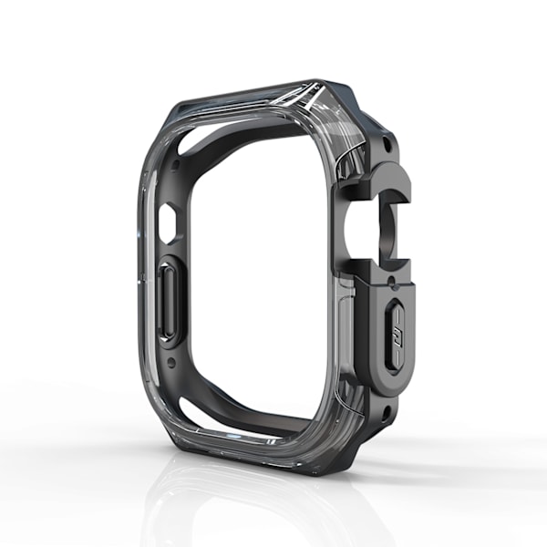 49 mm Apple Watch Ultra tofarvet beskyttelsesetui Sort