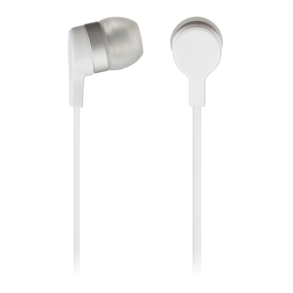 KITSOUND Hörlur Mini Vit In-Ear Mic