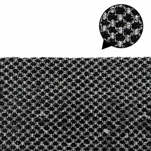Eksfolierende krops- og rygskrubbehåndklæder, 2-pak, 25 x 100 cm, nylon og polyester, sort