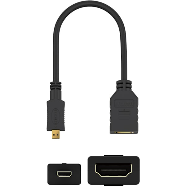 Micro HDMI™ / HDMI™-adapter, 4K/60Hz