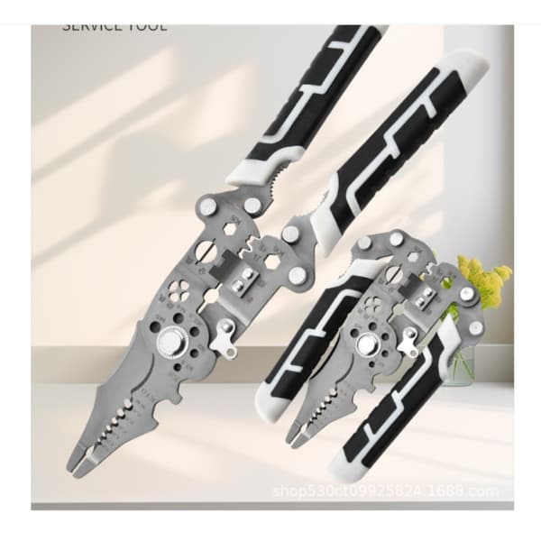 Foldbar Wire Stripper - Multifunktionel Rustfri Stål Tang til Elektriker & Hjemmereparation, Kompatibel med forskellige mærker