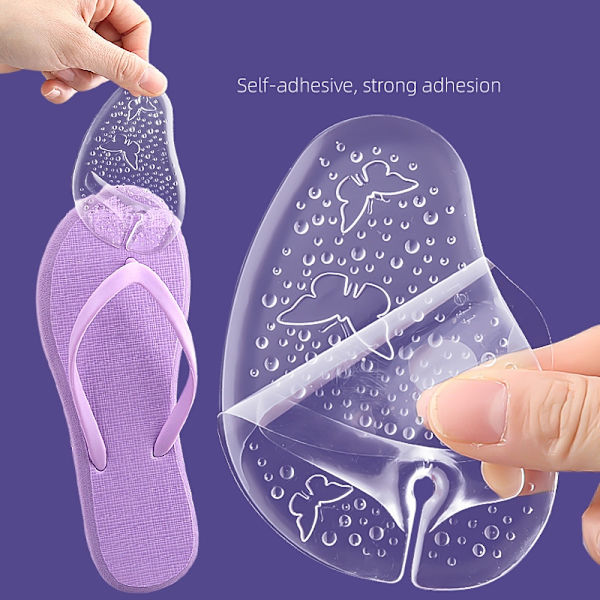 Innersulor för tofflor Flip-flops Foot Clip Sandal Innersulor Transparent