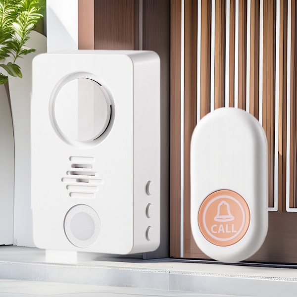 Smart Trådløs Dørklokke XY-808 EU Plug-in - Hvid