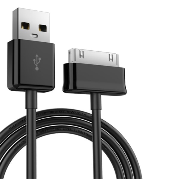 30 pin USB-kabel / laddningskabel för datasynkronisering Samsung P1000 Svart 1 m