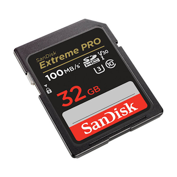 SDHC Extreme Pro 32GB 100MB/s UHS-I C10 V30 U3