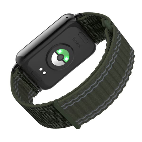 Nylon Wave Tank Kæde Loop Rem til Xiaomi Band 9/8 Pro Green Green