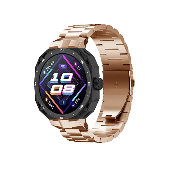 Metallrem till Huawei GT Cyber Smartwatch Guld