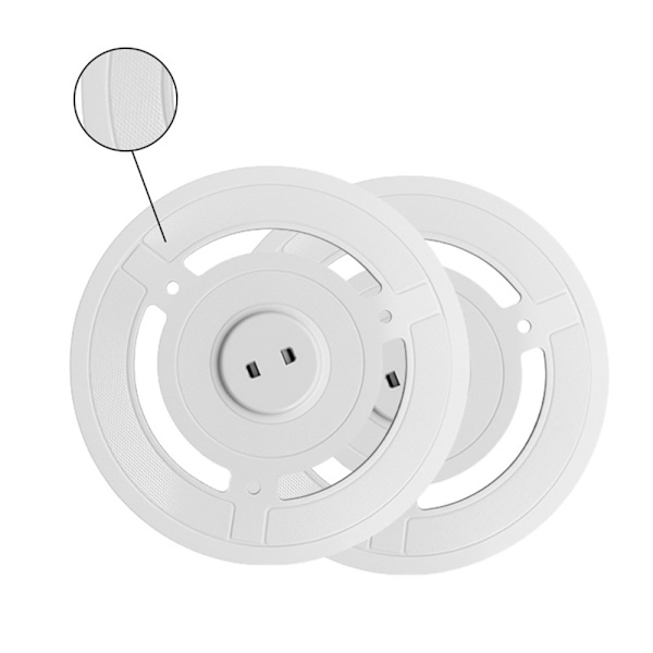 Sweeping Robot Accessory Kompatibelt med Ecovacs Deebot KK Mopphållare 2-pack Vit ABS