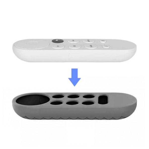 Etui til Google Chromecast 2020 fjernbetjening Grå