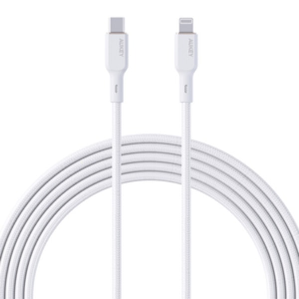 Kabel Aukey CB-NCL2 USB-C til Lightning 1,8m (hvid)