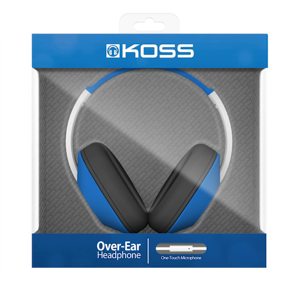 KOSS Hörlur UR23i Over Ear One Touch Mic Blå