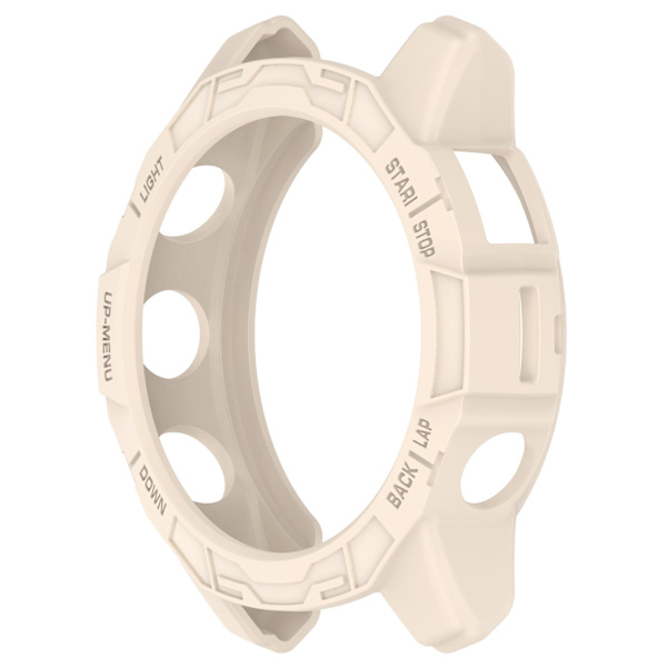 Skyddande klockfodral för Garmin Epix Pro 51mm /Fenix 7X PRO /Fenix7X Varm vit