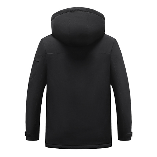 Svart Uppvärmd Jacka - Dual Control 9 Zones 4XL
