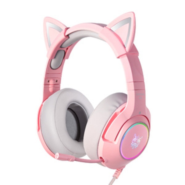 Spelhörlurar ONIKUMA K9 Rosa RGB