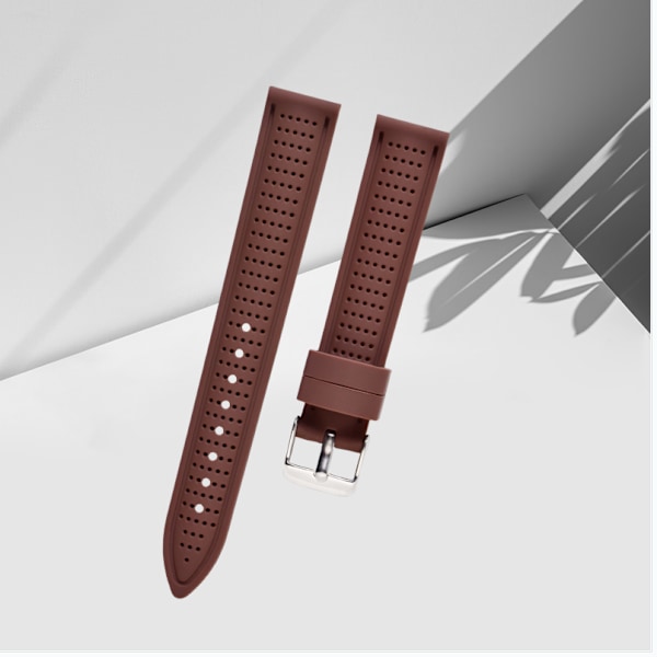 Silikonerem til Huawei GT3/Watch 4 Brun 22 mm
