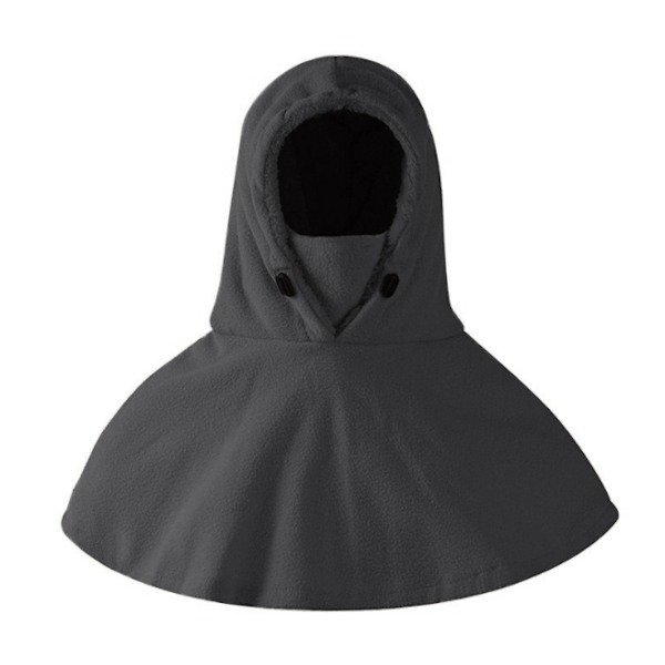 Lämmin talvihattu Balaclava - Tuulenpitävä kasvonaamio ja kaulalämmitin Harmaa