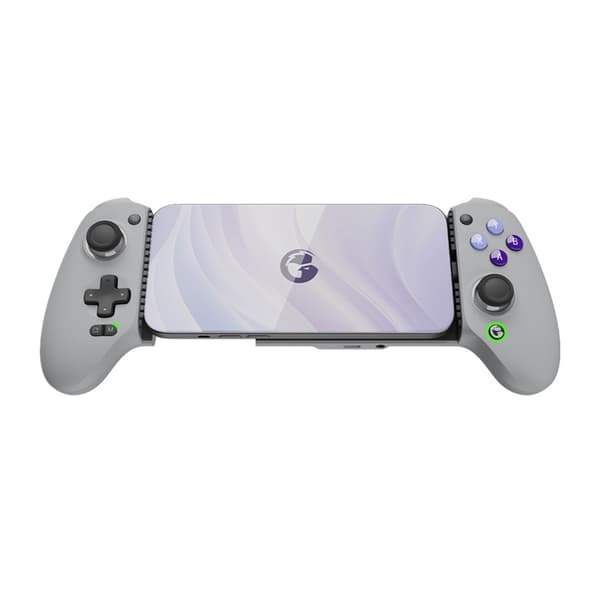 GameSir G8 Galileo USB-C mobilcontroller med telefonholder til mobilspil, Hall-effekt-styrepinde og pass-through-opladning (grå) (N)