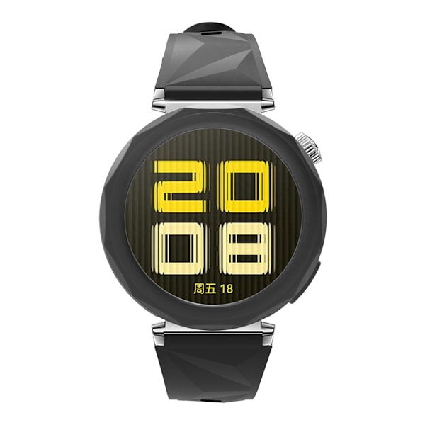 Skyddande silikonfodral för Huawei Watch GT5 Pro Svart