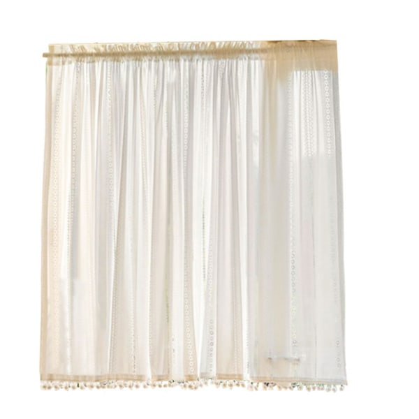 Elegant Fransk Spetsgardin L