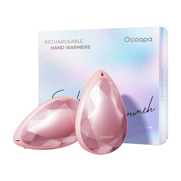 Ocoopa UT4 Rare 2x2000 mAh handvärmare, USB-C, rosa